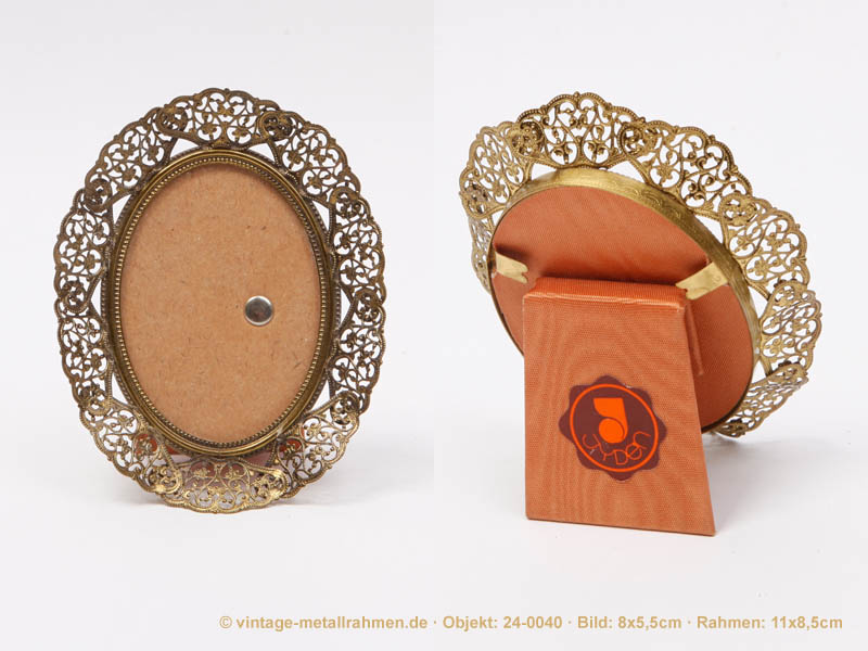 Jyden - Messingrahmen oval 115x85mm